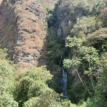 One of the waterfalls in the area of Coroico
